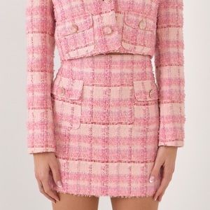 Tweed Mini Skirt